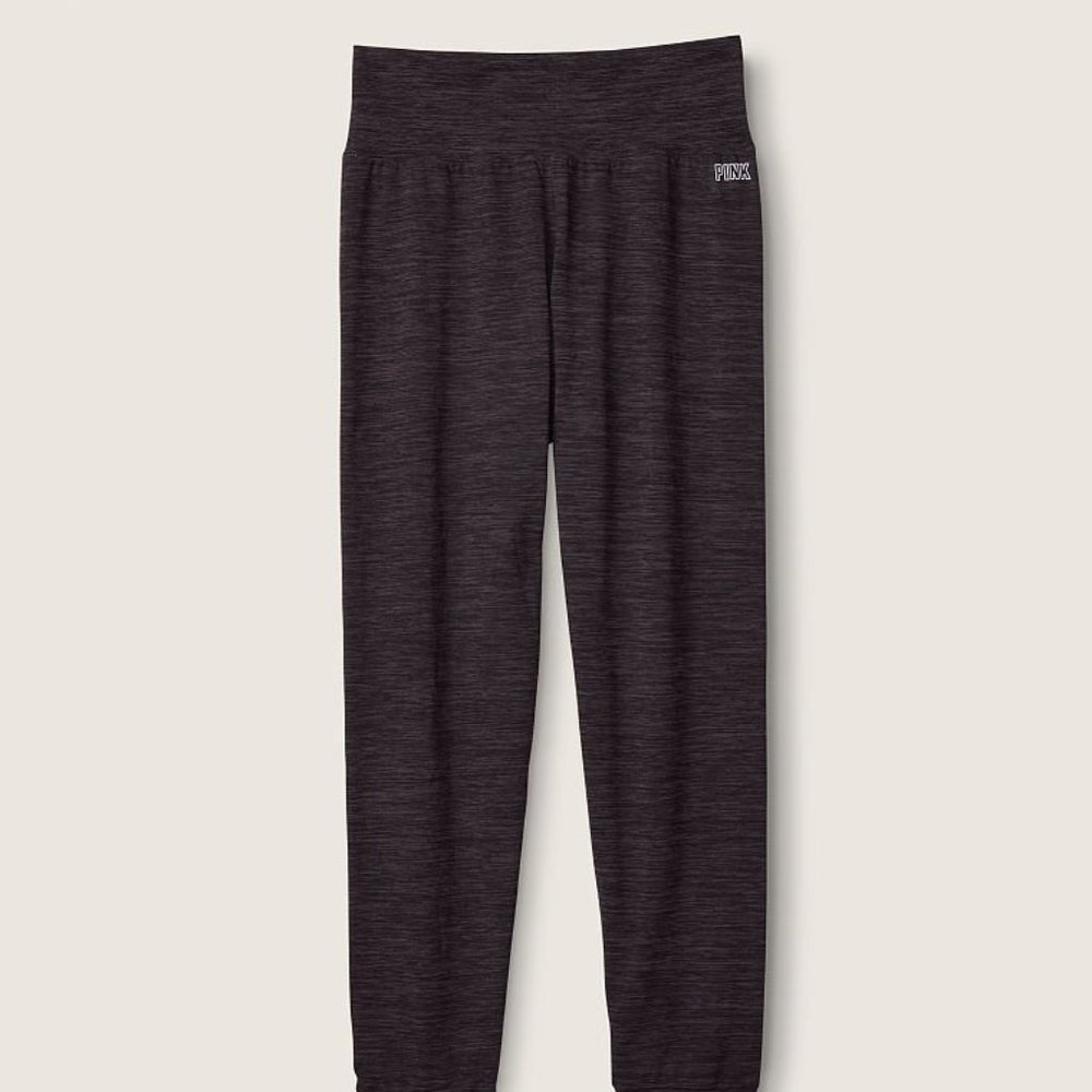 VS PINK SEAMLESS HIGH WAIST RELAXED JOGGER LARGE